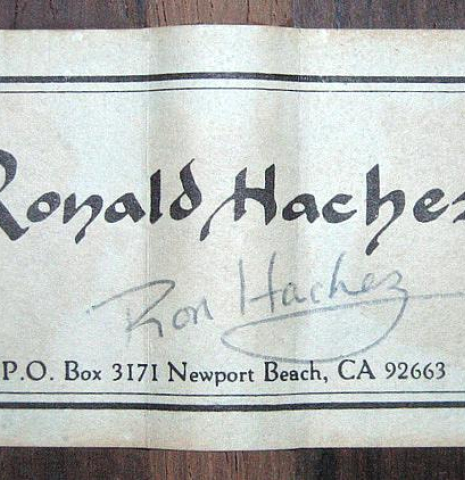 1979 Ronald Hachez CD/CSAR