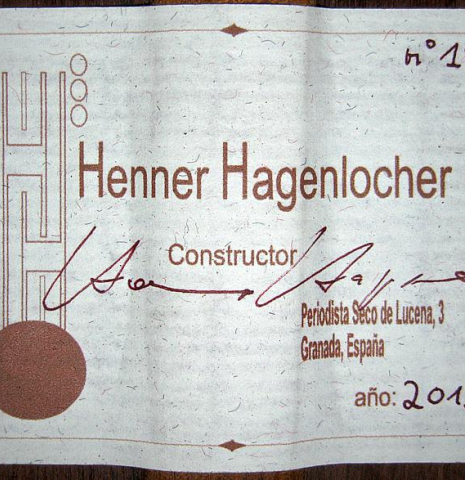 2013 Henner Hagenlocher CD/CSAR