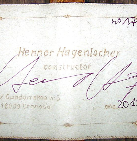 2011 Henner Hagenlocher SP/AR
