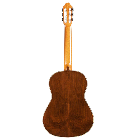 The back of a 2015 Henner Hagenlocher made with spruce top and CSA rosewood back and sides