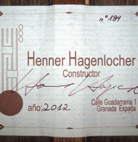 2012 Henner Hagenlocher SP/CSAR