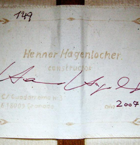 2007 Henner Hagenlocher SP/MP