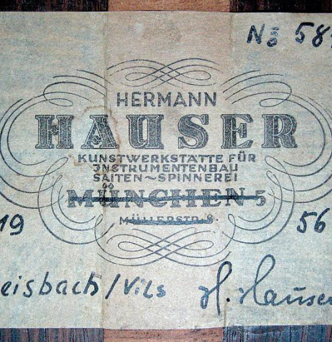 1956 Hermann Hauser II SP/CSAR