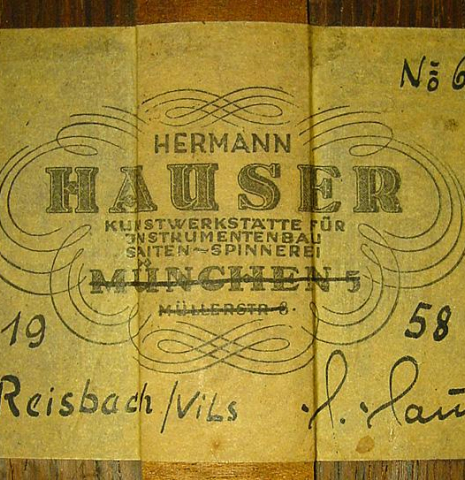 1958 Hermann Hauser II SP/CSAR
