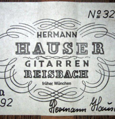 1992 Hermann Hauser III SP/CSAR