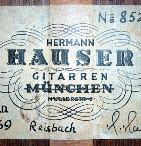 1969 Hermann Hauser II CD/CSAR (Romero collection)