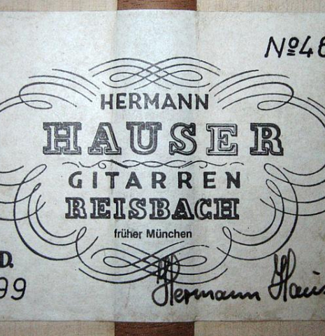 1999 Hermann Hauser III SP/MP