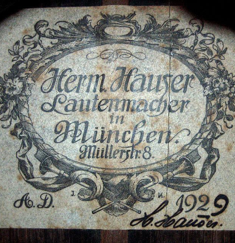 1929 Hermann Hauser I SP/CSAR
