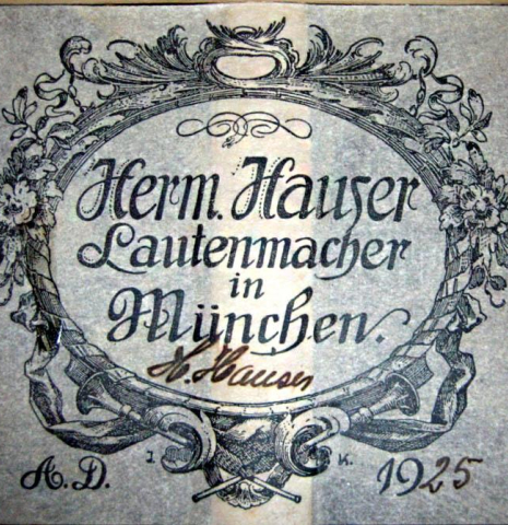 1925 Hermann Hauser I SP/CSAR
