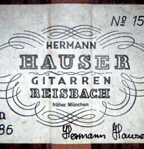 1986 Hermann Hauser III SP/CSAR