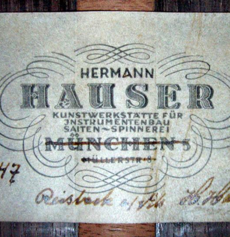 1947 Hermann Hauser I SP/IN
