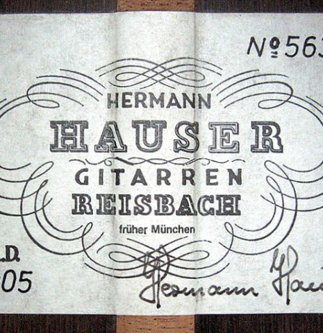 2005 Hermann Hauser III SP/CSAR