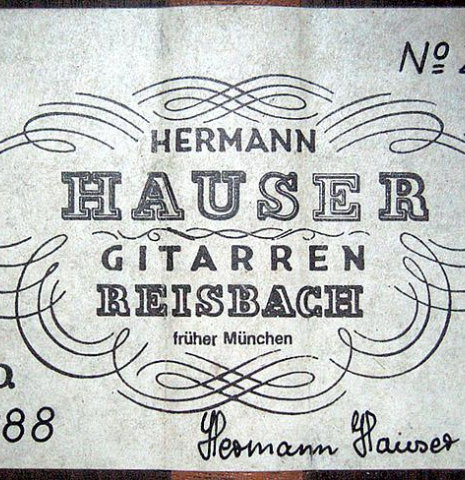 1988 Hermann Hauser III CD/CSAR