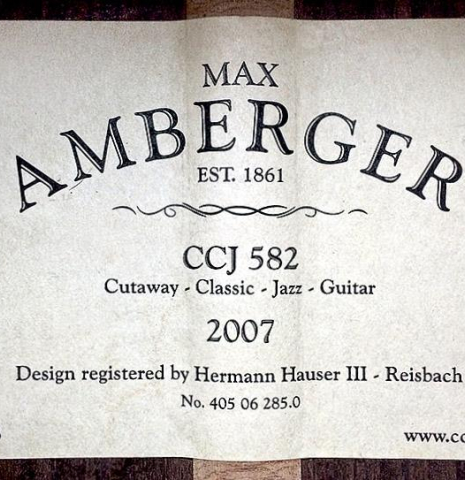 2007 Hermann Hauser III "Max Amberger" CD/IN