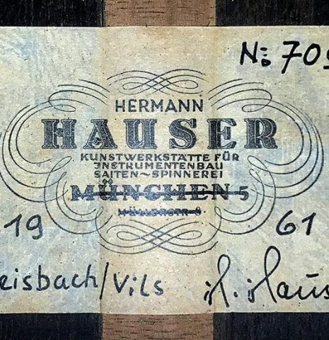 1961 Hermann Hauser II SP/CSAR