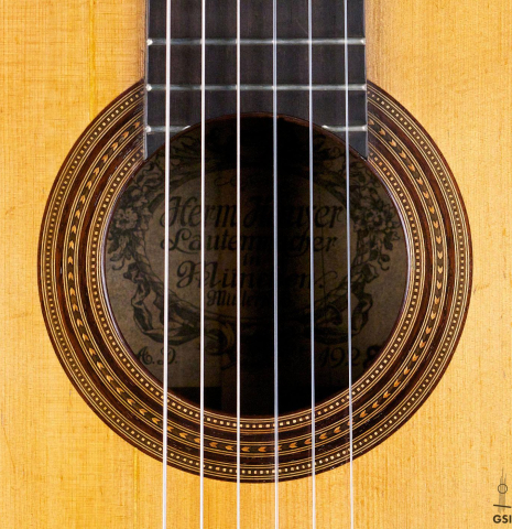 1928 Hermann Hauser I &quot;Llobet&quot; SP/CSAR