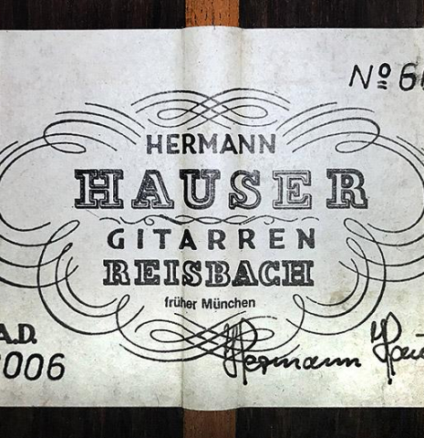 2006 Hermann Hauser III "Special Edition" SP/CSAR