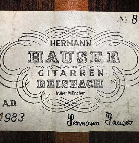 1983 Hermann Hauser III SP/IN