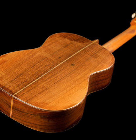 The back and sides of a 1951 Hermann Hauser I (ex John DeRose) made with spruce and CSA rosewood