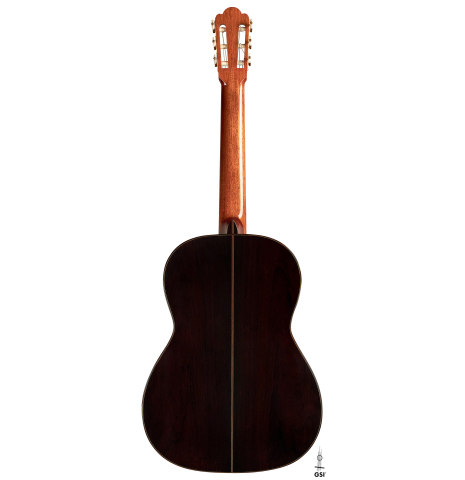 The back of a 1952 Hermann Hauser I SP/CSAR (ex Sergio Abreu) made with spruce and CSA rosewood
