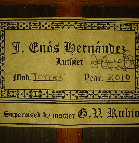 2010 Jaime Hernandez "Torres" SP/IN