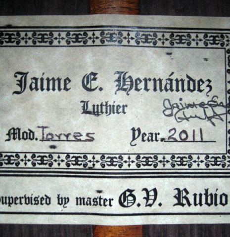 2011 Jaime Hernandez "Torres" SP/IN