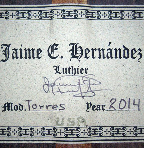 2014 Jaime Hernandez "Torres" SP/IN