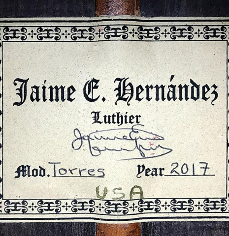 2017 Jaime Hernandez "Torres" SP/IN