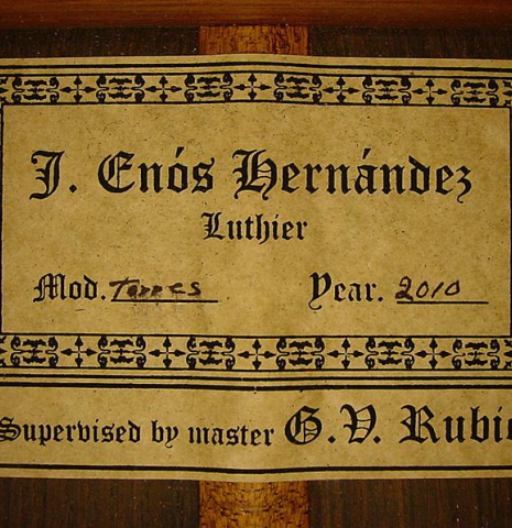 2010 Jaime Hernandez "Torres" SP/CSAR