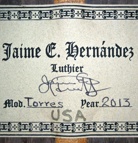 2013 Jaime Hernandez "Torres" SP/CSAR