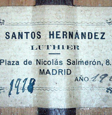 1919 Santos Hernandez SP/CY (Romero collection)