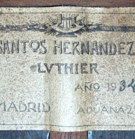 1934 Santos Hernandez SP/CSAR