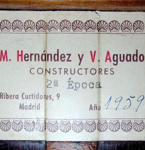 1959 Hernandez y Aguado SP/CSAR