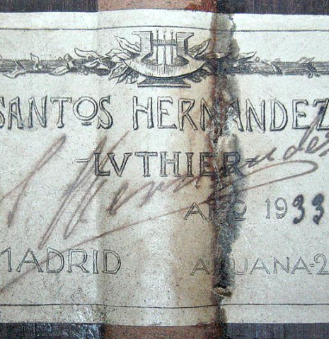 1933 Santos Hernandez SP/CSAR