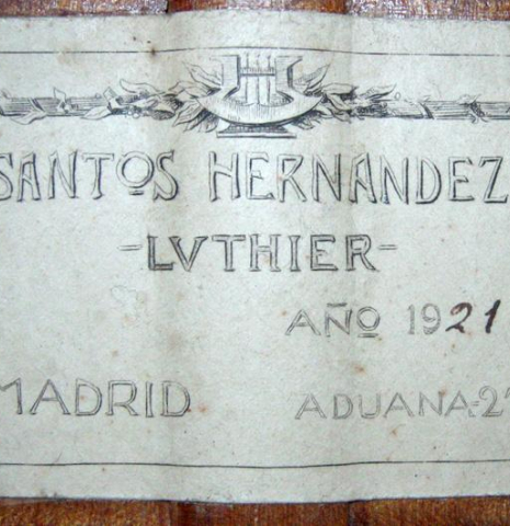 1921 Santos Hernandez SP/MP