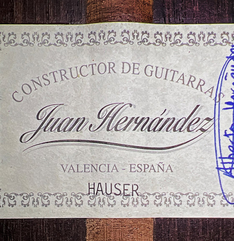 2019 Juan Hernandez “Hauser” SP/IN