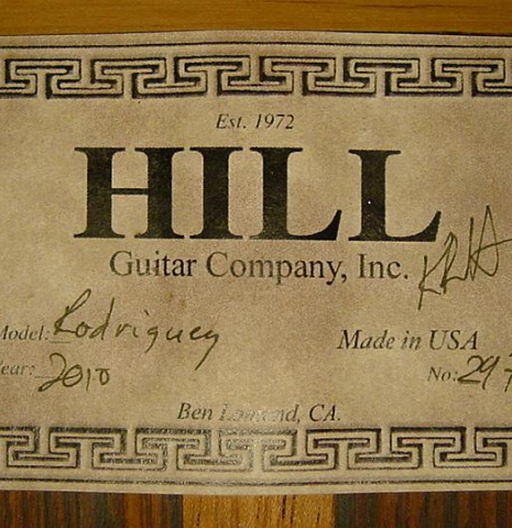 2010 Kenny Hill "Rodriguez" CD/IN