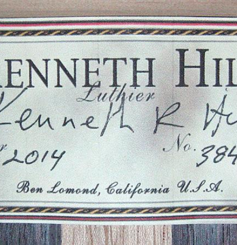 2014 Kenny Hill "Signature SP/CD" SP/IN