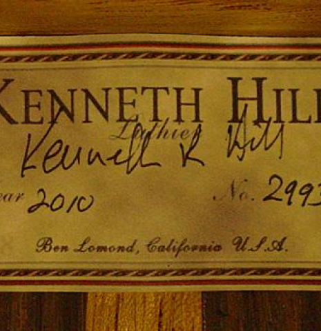 2010 Kenny Hill "Signature CD/SP" CD/IN