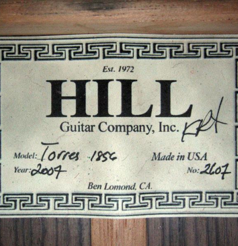 2007 Kenny Hill "Torres" SP/IN