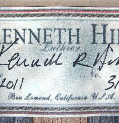2011 Kenny Hill "Signature SP/CD" SP/IN