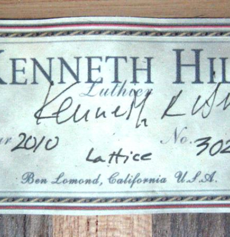 2010 Kenny Hill "Signature CD/SP" CD/IN