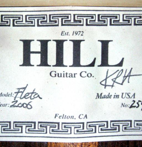 2006 Kenny Hill "Fleta" CD/IN