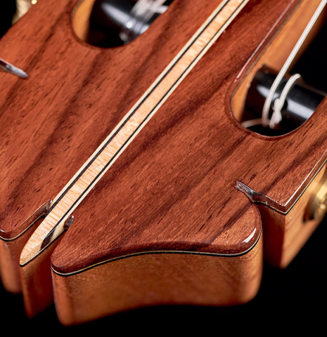 This is the headstock of a 2022 Kenny Hill "Signature SP/CD" SP/IN classical guitar