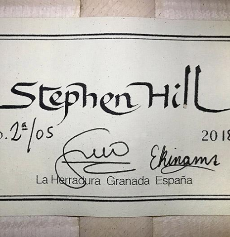 2018 Stephen Hill "2a" SP/SY