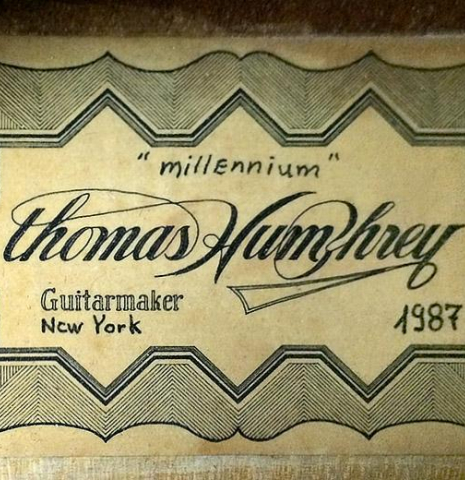1987 Thomas Humphrey "Violin Guitar" CD/MP (ex Fisk, Teicholz)