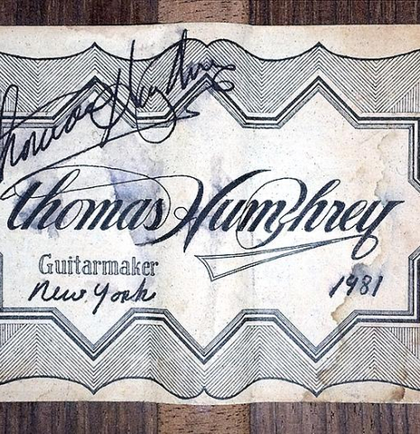 1981 Thomas Humphrey SP/CSAR