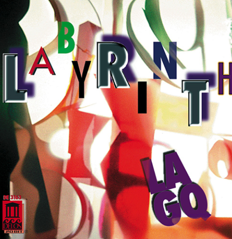 "Labyrinth" album by the Los Angeles Guitar Quartet featuring a 1988 Thomas Humphrey "Millennium 7-string" classical guitar made of spruce and CSA rosewood (ex John Dearman)