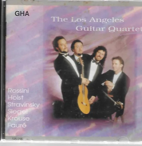 "Recital" album by the Los Angeles Guitar Quartet featuring a 1988 Thomas Humphrey "Millennium 7-string" classical guitar made of spruce and CSA rosewood (ex John Dearman)