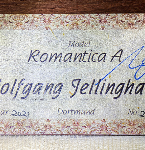 2021 Wolfgang Jellinghaus "La Romantica" SP/PF